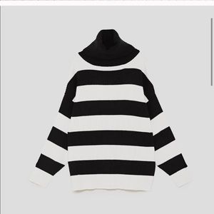 Zara oversized turtleneck sweater
